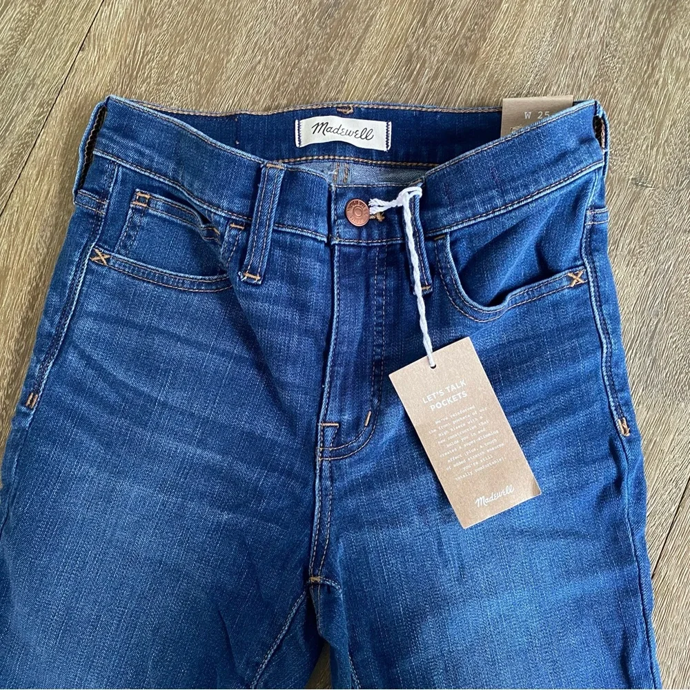 NWT Madewell Roadtripper High Rise Skinny Stretch Jeans in Jansen Wash - Picture 4 of 6